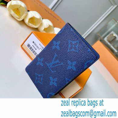 Louis Vuitton Monogram Canvas Pocket Organizer Wallet M30301 blue - Click Image to Close