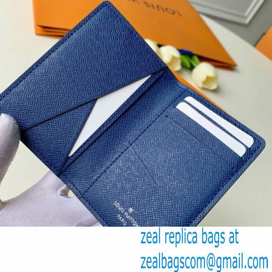 Louis Vuitton Monogram Canvas Pocket Organizer Wallet M30301 blue - Click Image to Close