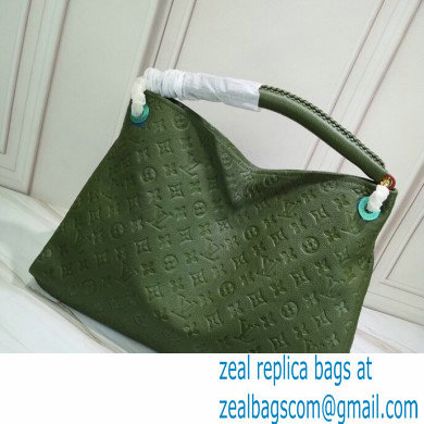 Louis Vuitton Monogram Empreinte Artsy MM Bag M43876 Army Green