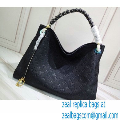 Louis Vuitton Monogram Empreinte Artsy MM Bag M52731 Braided Black - Click Image to Close