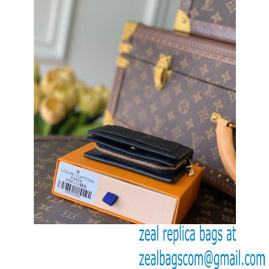 Louis Vuitton Monogram Empreinte Leather Clea Wallet M80151 Black 2021