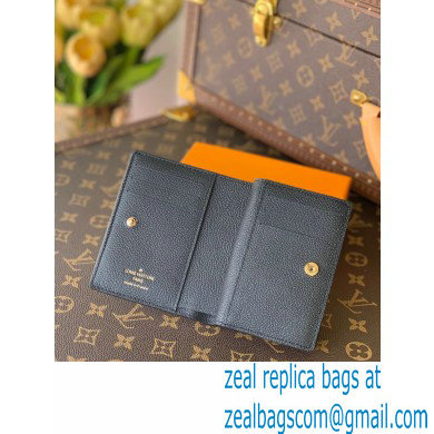 Louis Vuitton Monogram Empreinte Leather Clea Wallet M80151 Black 2021 - Click Image to Close