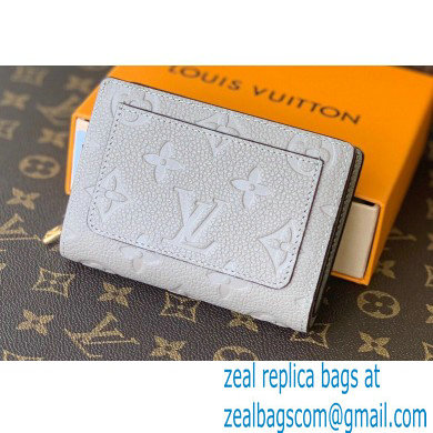 Louis Vuitton Monogram Empreinte Leather Clea Wallet M80152 Tourterelle Beige 2021 - Click Image to Close