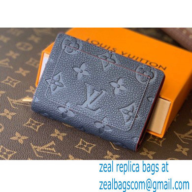 Louis Vuitton Monogram Empreinte Leather Clea Wallet Marine Rouge 2021 - Click Image to Close