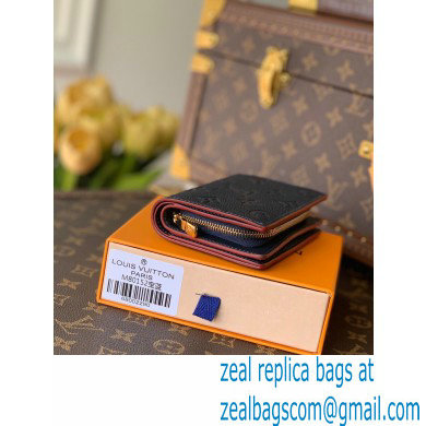 Louis Vuitton Monogram Empreinte Leather Clea Wallet Marine Rouge 2021 - Click Image to Close