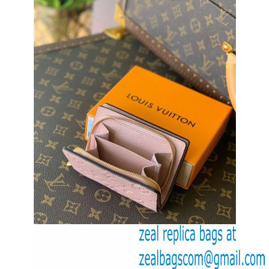 Louis Vuitton Monogram Empreinte Leather Clea Wallet Pink 2021