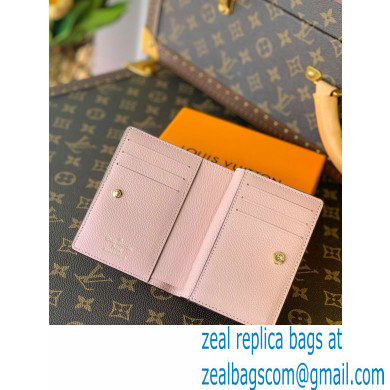 Louis Vuitton Monogram Empreinte Leather Clea Wallet Pink 2021