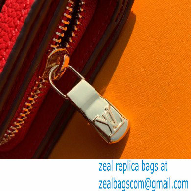 Louis Vuitton Monogram Empreinte Leather Clea Wallet Red 2021