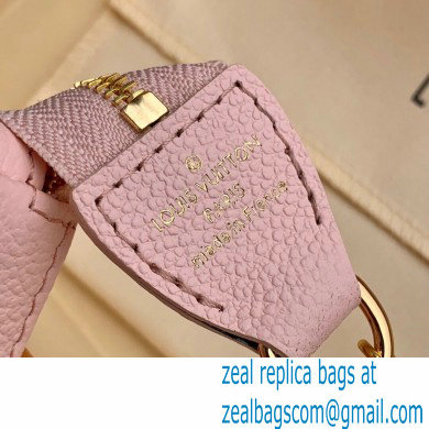 Louis Vuitton Monogram Empreinte Leather Mini Pochette Accessoires Bag M80501 Bouton de Rose Pink By The Pool Capsule Collection 2021 - Click Image to Close