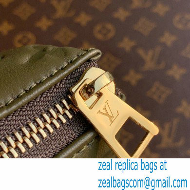 Louis Vuitton Monogram-embossed Lambskin Coussin MM Bag M57782 Khaki Green 2021 - Click Image to Close