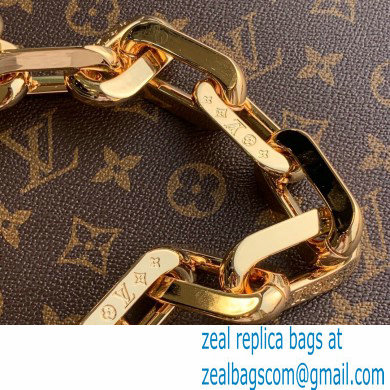 Louis Vuitton Monogram-embossed Lambskin Coussin MM Bag M57782 Khaki Green 2021 - Click Image to Close