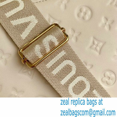 Louis Vuitton Monogram-embossed Lambskin Coussin PM Bag M57793 Cream 2021 - Click Image to Close