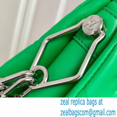 Louis Vuitton Monogram-embossed Lambskin Coussin PM Bag M57936 Green 2021 - Click Image to Close