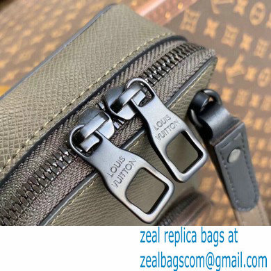Louis Vuitton Taiga Leather Phone Box Bag M30581 Khaki Green 2021