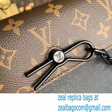 Louis Vuitton Taiga Leather Pochette Voyage Steamer Bag M30583 Black 2021