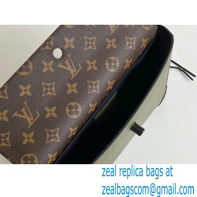 Louis Vuitton Taiga Leather Pochette Voyage Steamer Bag M30583 Khaki Green 2021
