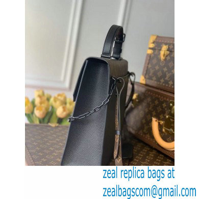 Louis Vuitton Taiga Leather Robusto Briefcase Bag M30591 Black 2021