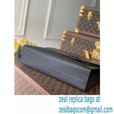 Louis Vuitton Taiga Leather Robusto Briefcase Bag M30591 Black 2021