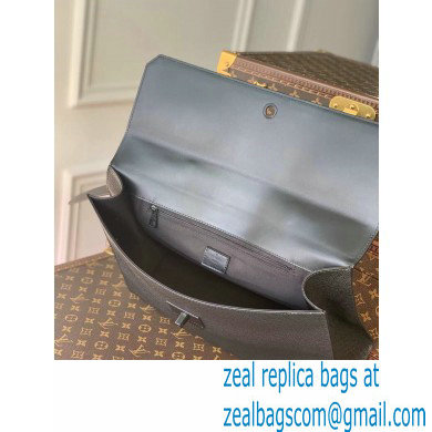 Louis Vuitton Taiga Leather Robusto Briefcase Bag M30591 Black 2021