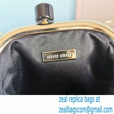 Miu Miu Belle Nappa Leather Mini Bag 5BP016 Black