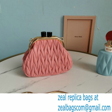 Miu Miu Belle Nappa Leather Mini Bag 5BP016 Pink