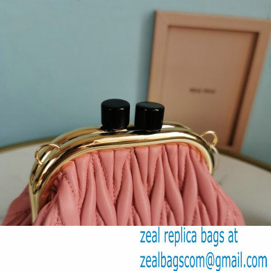 Miu Miu Belle Nappa Leather Mini Bag 5BP016 Pink