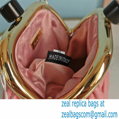 Miu Miu Belle Nappa Leather Mini Bag 5BP016 Pink