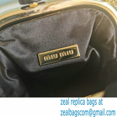 Miu Miu Belle Nappa Leather Small Bag 5BP016 Black - Click Image to Close