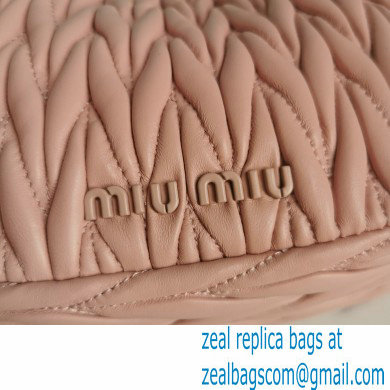 Miu Miu Belle Nappa Leather Small Bag 5BP016 Nude Pink - Click Image to Close