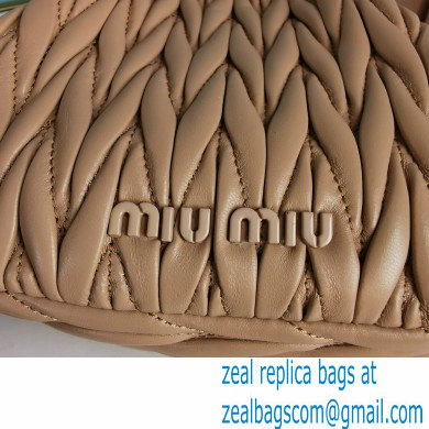 Miu Miu Belle Nappa Leather Small Bag 5BP016 Nude - Click Image to Close