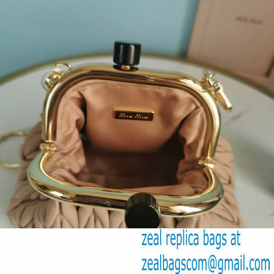 Miu Miu Belle Nappa Leather Small Bag 5BP016 Nude