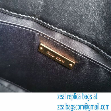 Miu Miu Coffer Matelasse Nappa Leather HandBag 5BH188 Black