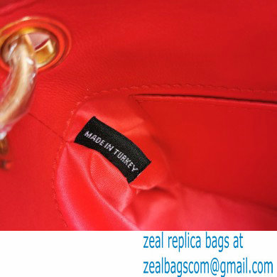 Miu Miu Coffer Matelasse Nappa Leather HandBag 5BH188 Red