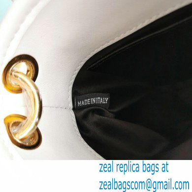 Miu Miu Coffer Matelasse Nappa Leather HandBag 5BH188 White - Click Image to Close