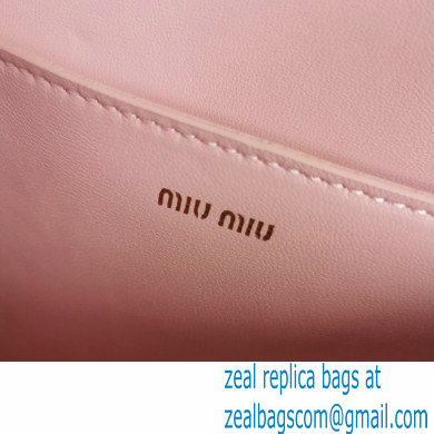 Miu Miu Confidential Matelasse Nappa Leather Bag 5BH099 Nude Pink