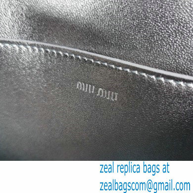 Miu Miu Confidential Matelasse Nappa Leather Bag 5BH099 Silver