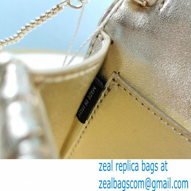 Miu Miu Matelasse Nappa Leather Bag 5BH095 Gold