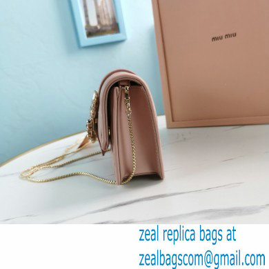 Miu Miu Matelasse Nappa Leather Bag 5BH095 Nude Pink