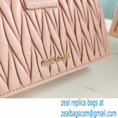 Miu Miu Matelasse Nappa Leather Bag 5BH095 Nude Pink