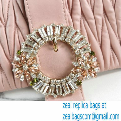 Miu Miu Matelasse Nappa Leather Bag 5BH095 Nude Pink