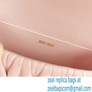 Miu Miu Matelasse Nappa Leather Bag 5BH095 Nude Pink