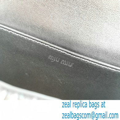 Miu Miu Matelasse Nappa Leather Bag 5BH095 Silver