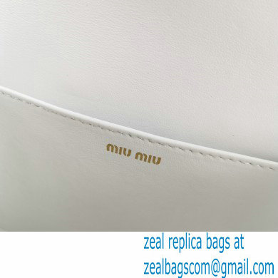 Miu Miu Matelasse Nappa Leather Bag 5BH095 White