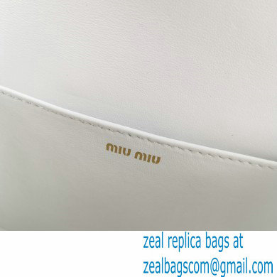 Miu Miu Matelasse Nappa Leather Bag 5BH095 White - Click Image to Close