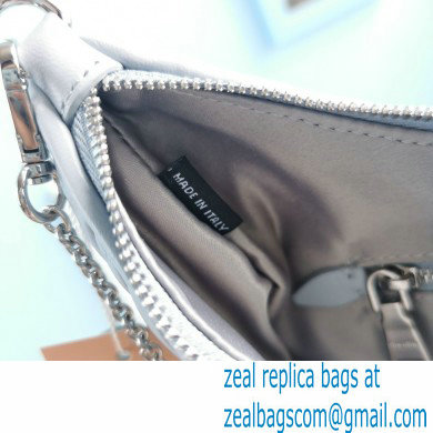 Miu Miu Matelasse Nappa Leather Shoulder Bag 5BC085 Light Blue