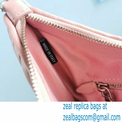 Miu Miu Matelasse Nappa Leather Shoulder Bag 5BC085 Nude Pink - Click Image to Close