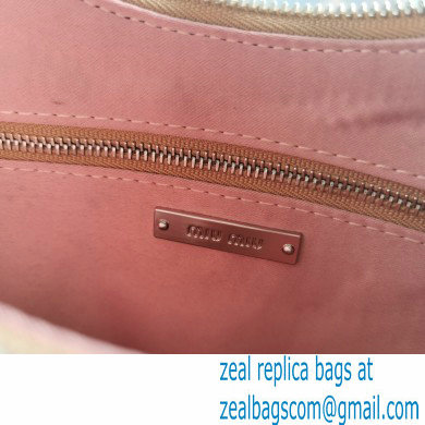 Miu Miu Matelasse Nappa Leather Shoulder Bag 5BC085 Nude