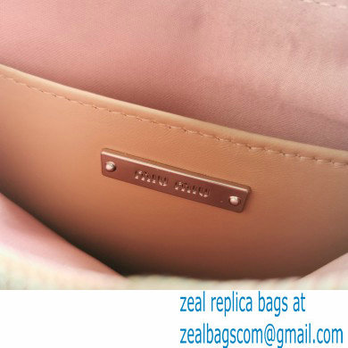 Miu Miu Matelasse Nappa Leather Shoulder Bag 5BH189 Nude