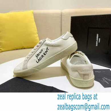 Saint Laurent Signature Court SL/06 California Sneakers white - Click Image to Close