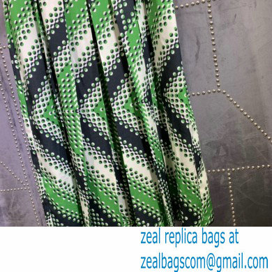 gucci Chevron print silk skirt 409370 2021
